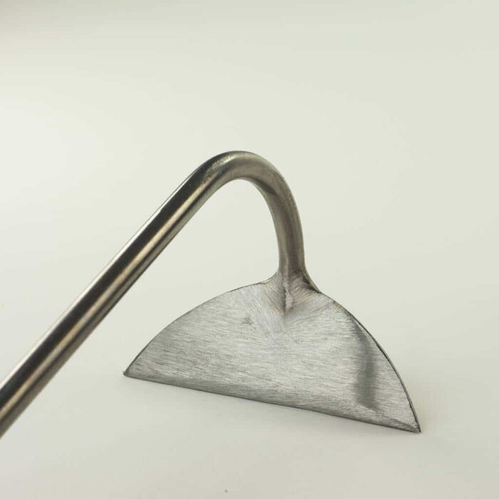 Sneeboer Handhakje 10 cm - Essenhout - Gebogen stift