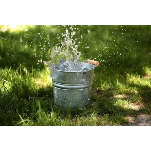 Kovotvar Metalen Emmer - 12 Liter - Tuindecoratie