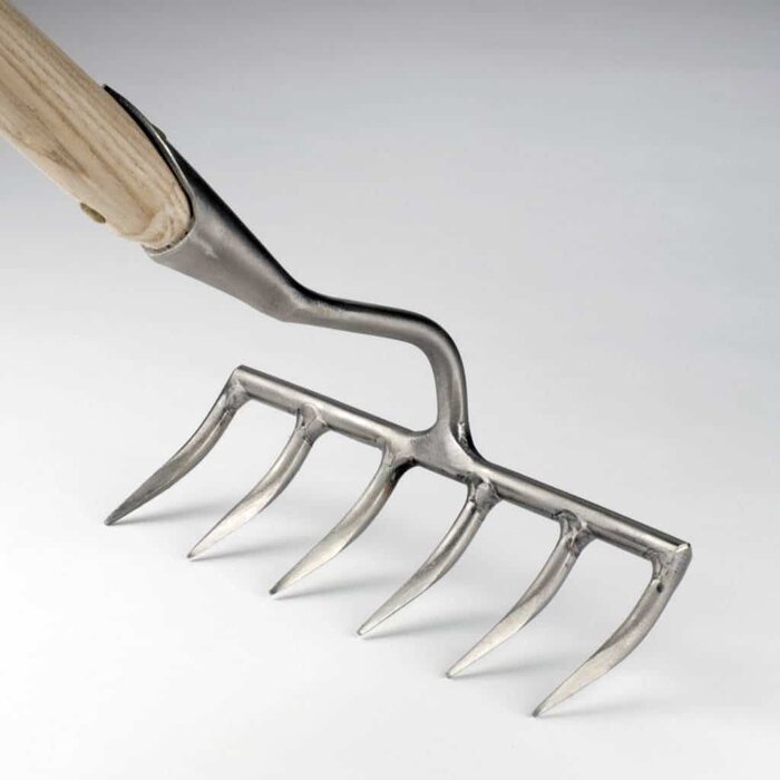 Sneeboer Tuinhark met 6 tanden - 167 cm