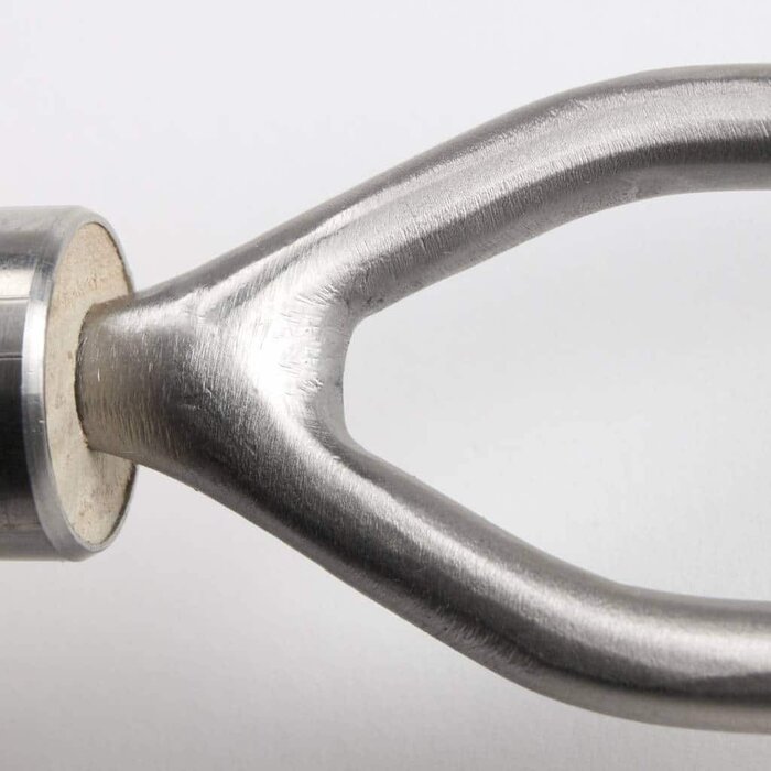 Sneeboer Wiedvork 2 tanden met essenhouten heft