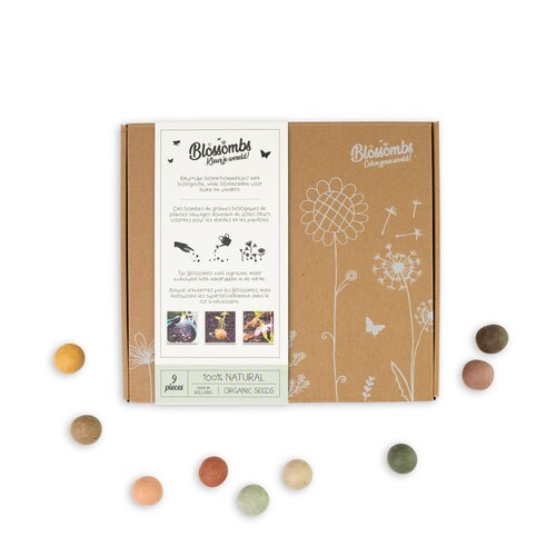 Blossombs Geschenkdoos medium - 9 zaadbommetjes