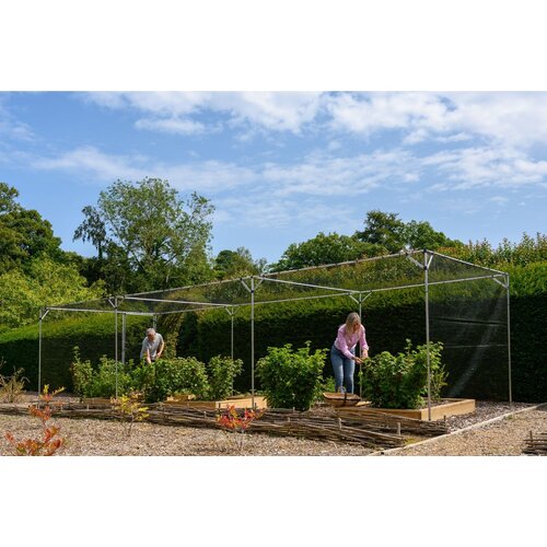 Harrod Fruitkooi Aluminium - 4 x 4 x 2 meter - Inclusief netten