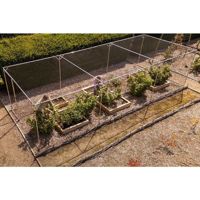 Harrod Fruitkooi Aluminium - 4 x 4 x 2 meter - Inclusief netten