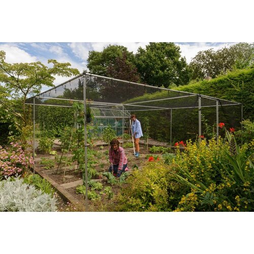Harrod Fruitkooi Aluminium - 4 x 4 x 2 meter - Inclusief netten