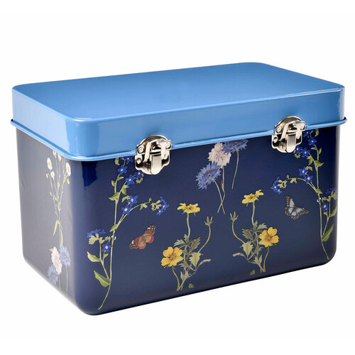 Burgon & Ball Bewaarblik zaden - Metaal - British Meadow - Bloemenprint