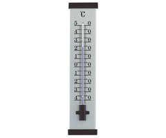 TFA Dostmann Aluminium Thermometer - 25 cm - Zwart