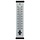 Aluminium Thermometer - 25 cm - Zwart