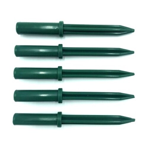 De Wiltfang Grondpen aluminium buis - 5 stuks - 16 mm - Rond