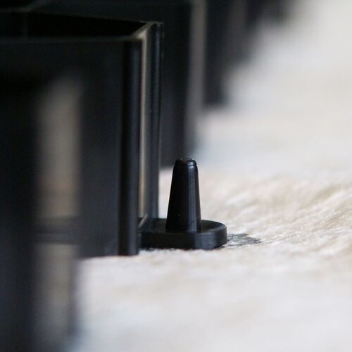 Trudiplas Grindplaat 120 x 80 x 3 cm - Met doek - Zwart of wit