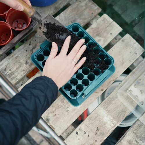 Meuwissen Agro Zaaibakje voor 49 plantjes - Compact