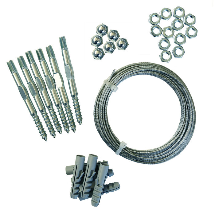 De Wiltfang Klimplantensysteem met 10 meter draad