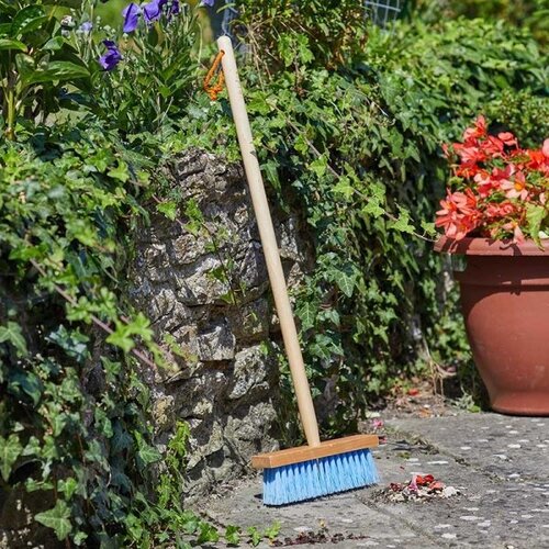 Smart Garden Products Houten straatbezem voor kinderen - 77 cm lang