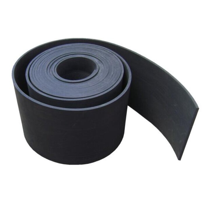 De Wiltfang Kantopsluiting recycled rubber - 5 meter - 10 cm hoog