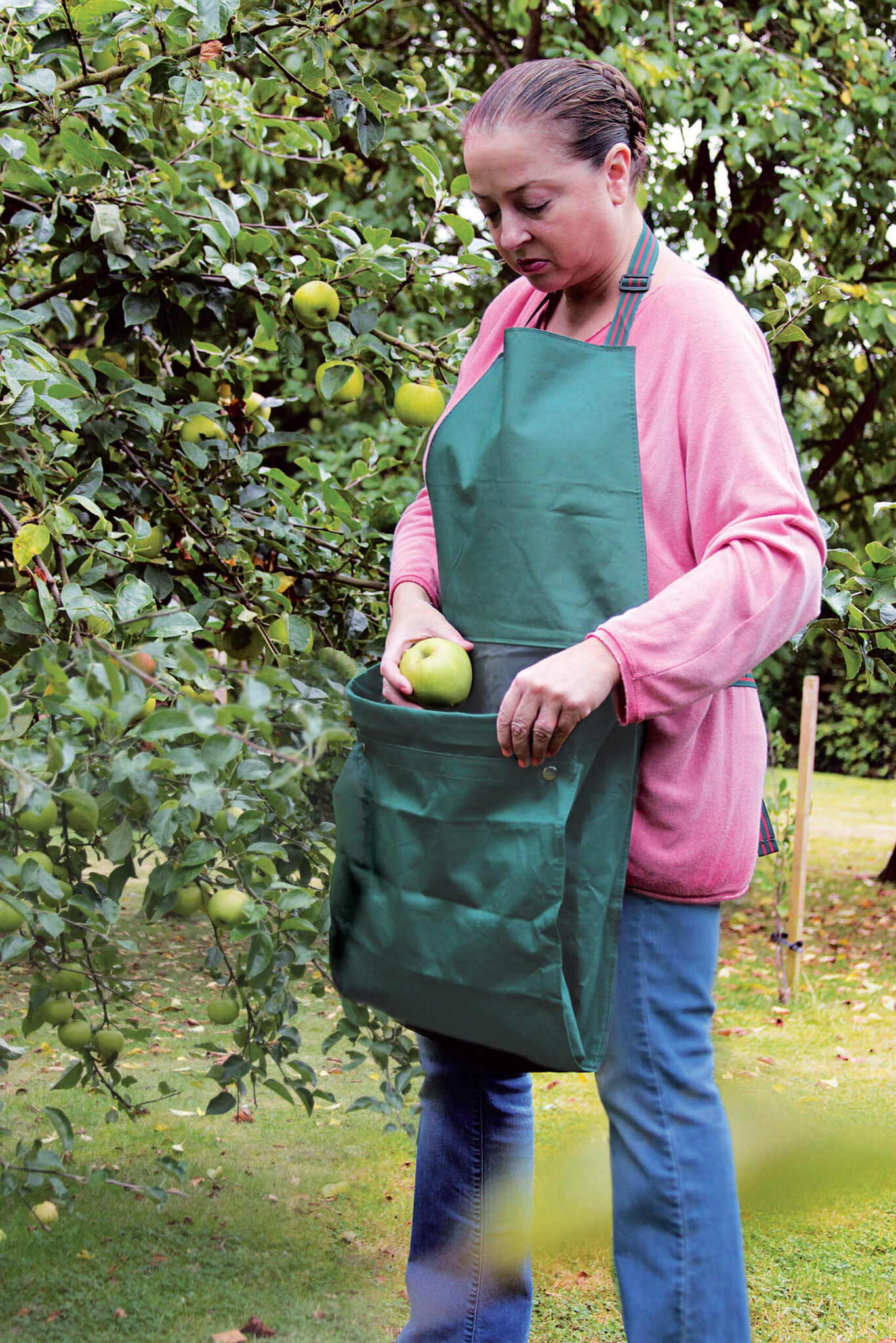 De Wiltfang Oogstschort - Tuinschort - 102 cm lang - Grote tuintas