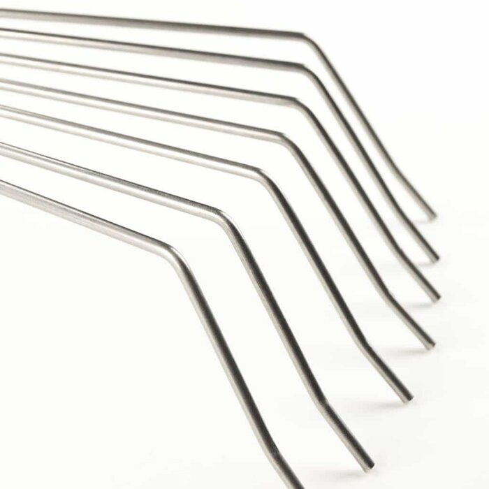 Sneeboer Bladhark handmodel - 7 tanden - Essenhout