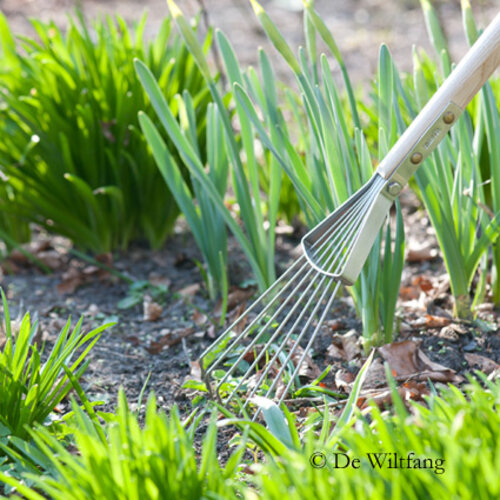 Sneeboer Bladhark RVS - 7 tanden - 158 cm - Border hark