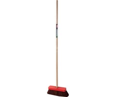 De Wiltfang Straatbezem rood - 75% Bahia - 150 cm