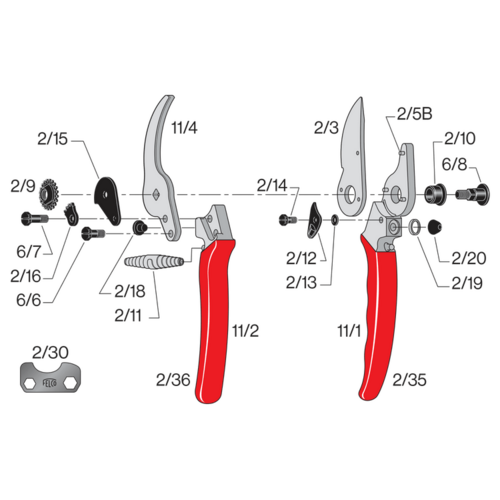 Felco 11/4 ondermes - Felco 11