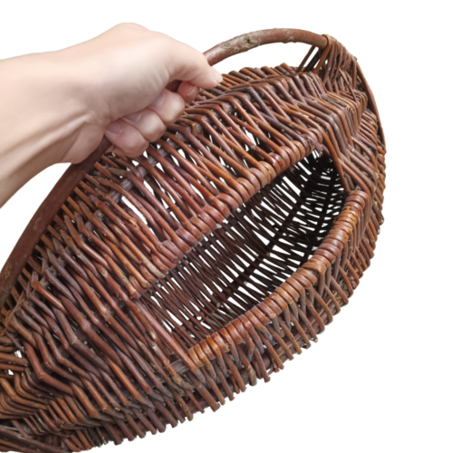 De Wiltfang Walnotenmand - 45 cm - Rotanpalm