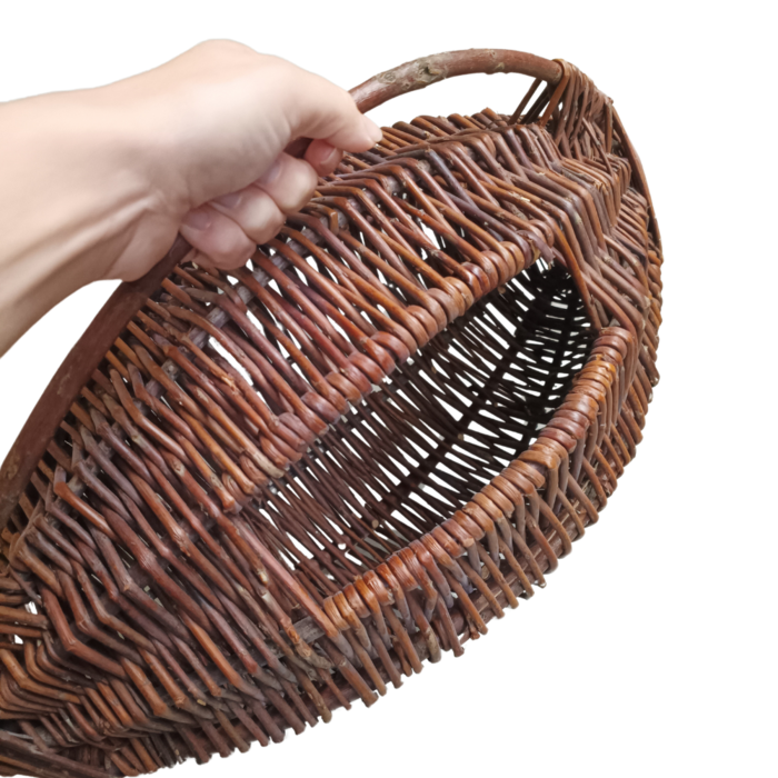 De Wiltfang Walnotenmand - 45 cm - Rotanpalm