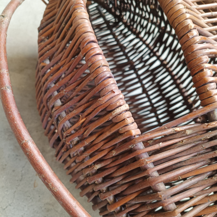 De Wiltfang Walnotenmand - 45 cm - Rotanpalm