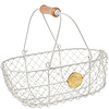 Burgon & Ball Sophie Conran Oogstmand - Crème metaal