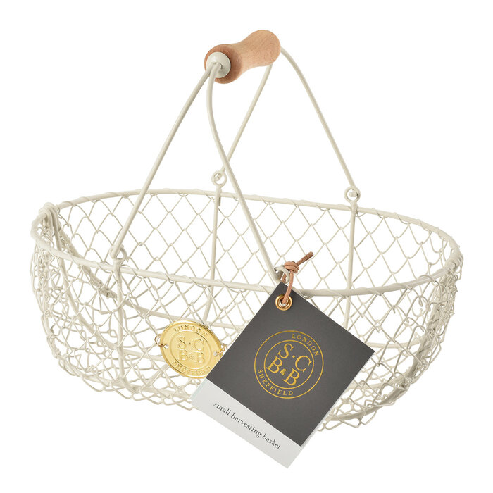 Burgon & Ball Sophie Conran Oogstmand - Crème metaal