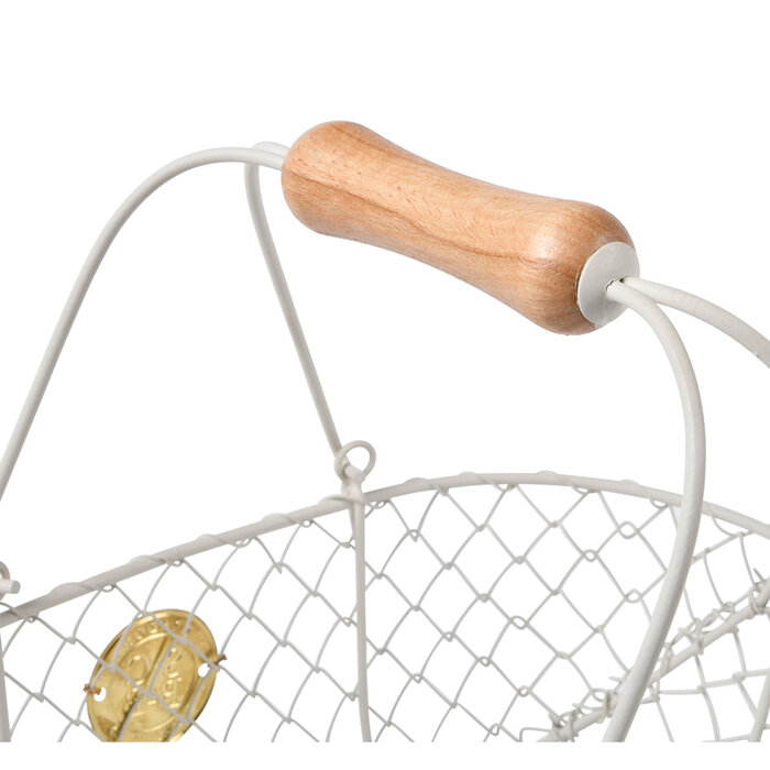 Burgon & Ball Sophie Conran Oogstmand - Crème metaal