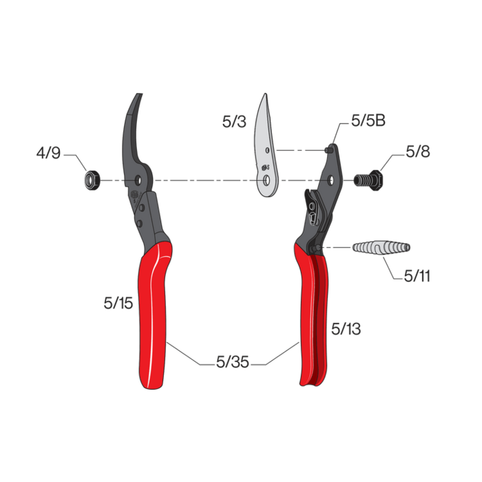 Felco 5/3 bovenmes - Felco 5