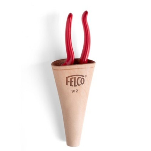 Felco 912 Holster voor snoeischaren - leer - met bevestigingsclip