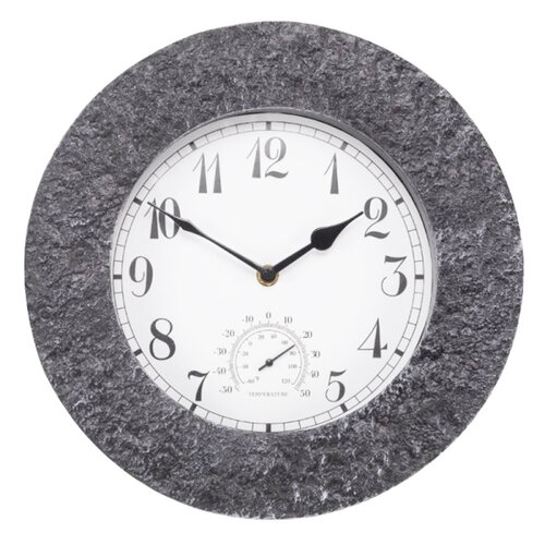 Smart Garden Products Stonegate Granite tuinklok - 2 in 1 - 30 cm