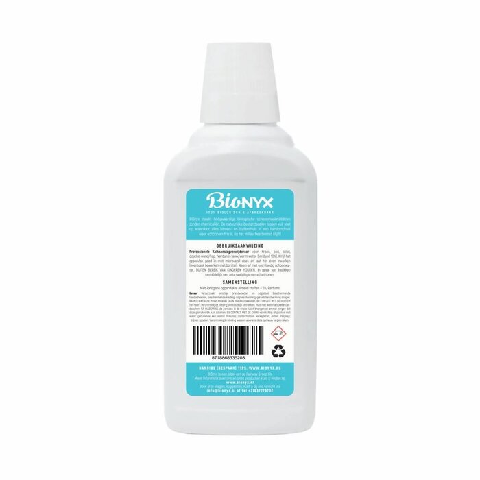 Bionyx Professionele Kalkaanslagverwijderaar - 500 ml - 100% biologisch