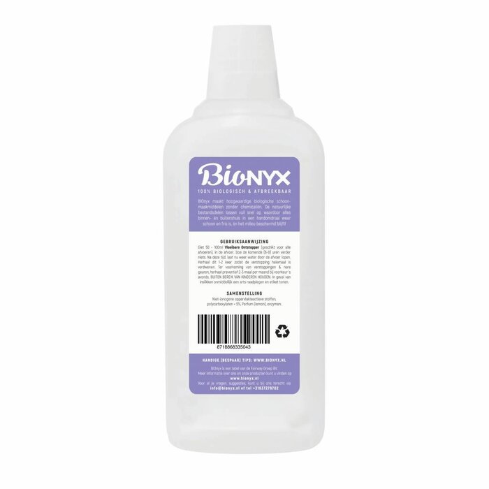 Bionyx Vloeibare Ontstopper - 750 ml - 100% biologisch