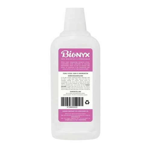 Bionyx Vloeibaar wasmiddel - 0,75 of 5 liter - 100% biologisch
