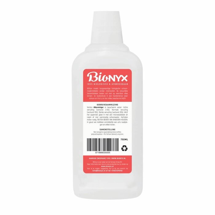 Bionyx Allesreiniger - 750 ml - 100% biologisch