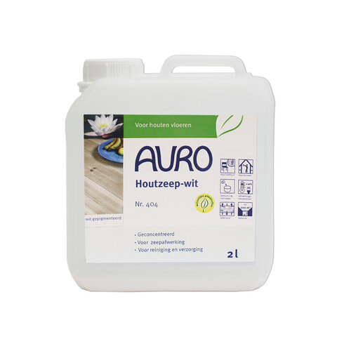 Auro 404 Houtzeep - wit - 2 liter