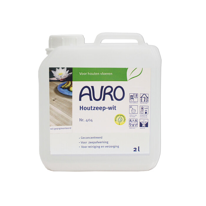 Auro 404 Houtzeep - wit - 2 liter