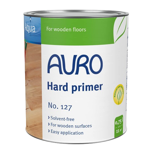 Auro 127 Hard Primer - 0,75 liter - Transparante grondlaag - water verdunbare grondlaag - hard primer