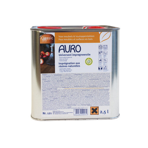 Auro 121 Universele impregneerolie - 0,75 of 2,5 liter