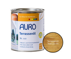 Auro 110 Teak terrasolie - 0,75 liter