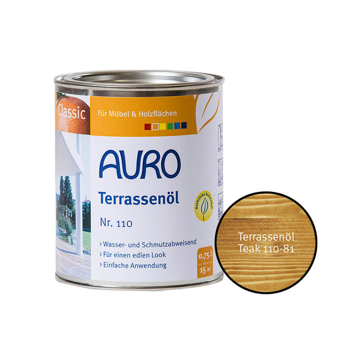 Auro 110 Teak terrasolie - 0,75 liter