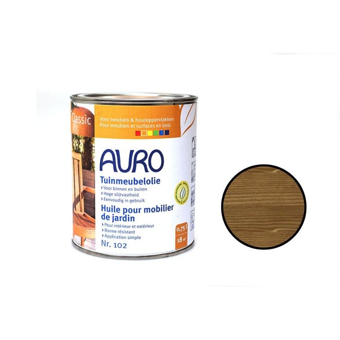 Auro 102 Tuinmeubelolie - 0,75 liter