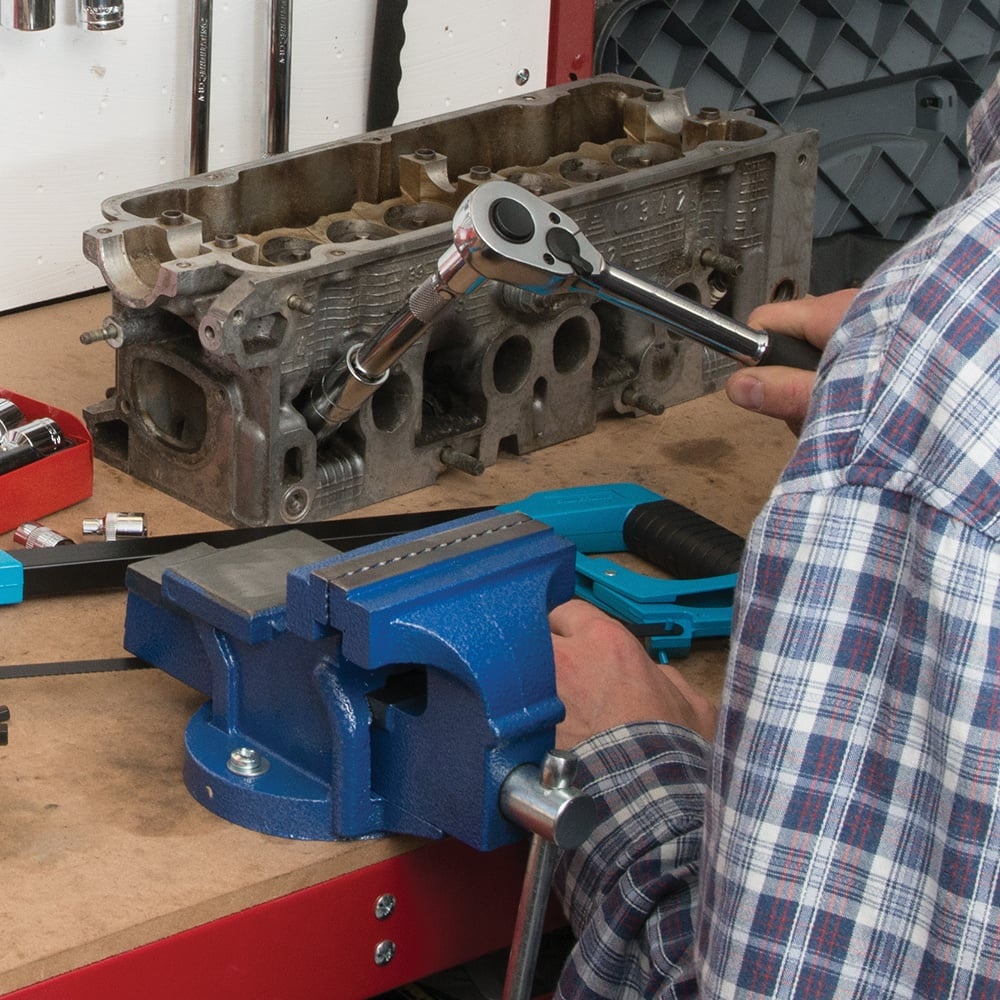 Silverline Ingenieurs Bankschroef - 100 mm