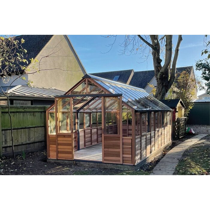 Gabriel Ash Houten paneel - Tuinkas - onderzijde - schaduw