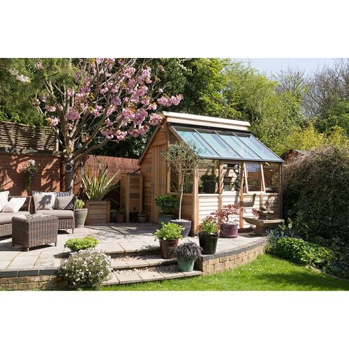 Gabriel Ash Houten paneel - Tuinkas - onderzijde - schaduw