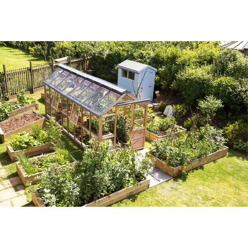 Gabriel Ash Classic "Six" - 188 cm breed - cederhout- Tuinkas - Kweekkas