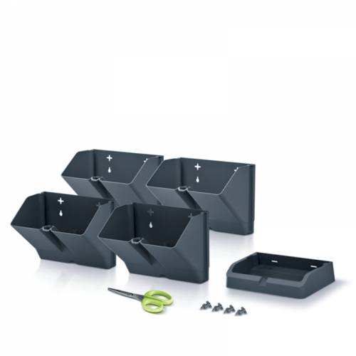 Prosperplast Verticale Plantenbak - 8 planten - Kunststof - Modulair