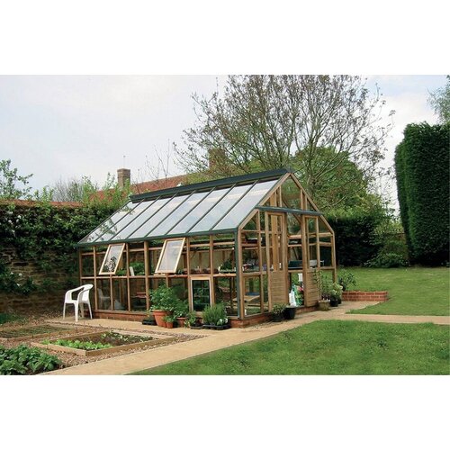 Gabriel Ash Classic "Twelve" - 360 cm breed - Schuifdeur - Kweekkas hout