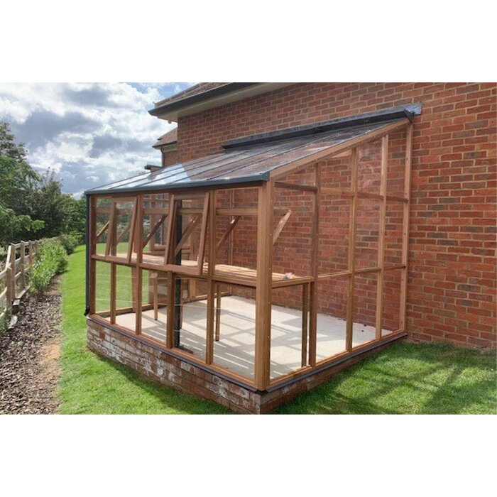 Gabriel Ash Classic "Lean-To Eight" - 240 cm breed - halve kweekkas