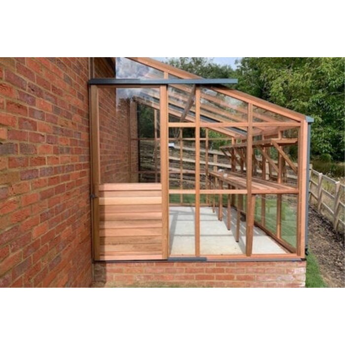 Gabriel Ash Classic "Lean-To Eight" - 240 cm breed - halve kweekkas